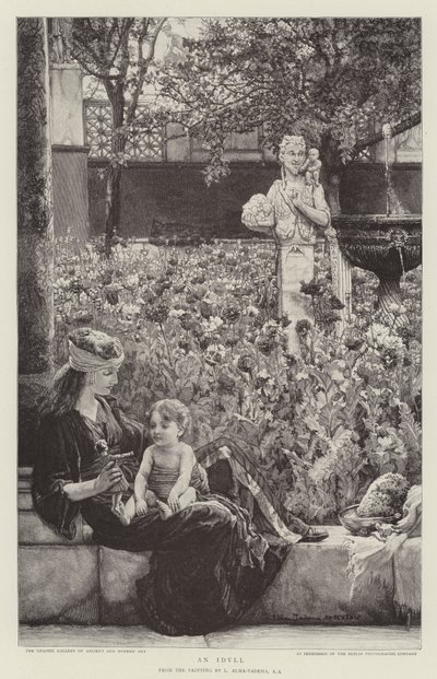 An Idyll by Lawrence Alma Tadema